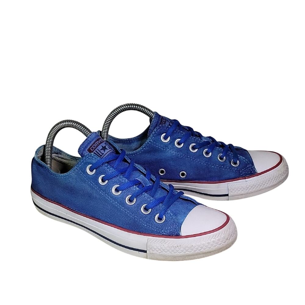 Converse All-Star Low Oxford Custom Dyed Blue Sneakers Womens Size 8 Mens Size 6